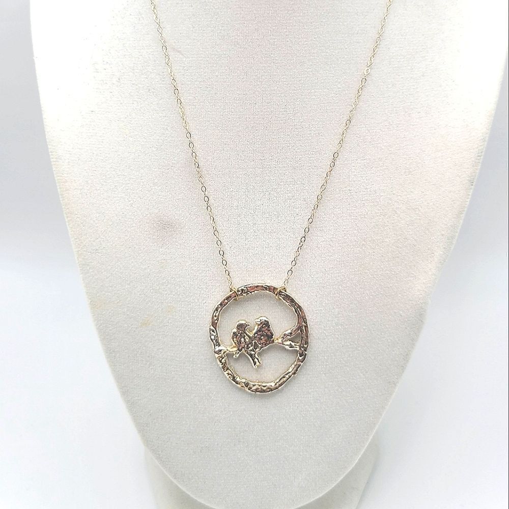 Efy necklace, love birds